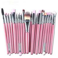 Wholesale Cheap 20pcs Makeup Brushes Crystal Handle Makeup Brush Set Custom Logo Make Up Brushes